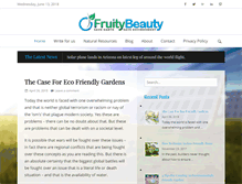 Tablet Screenshot of fruitybeauty.com.au